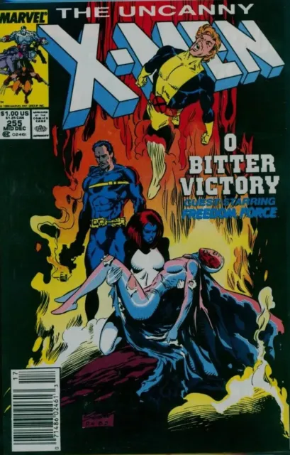 Uncanny X-Men #255 - Dec 1989 Marvel Comics, Newsstand Vg/Fn 5.0 Nice!