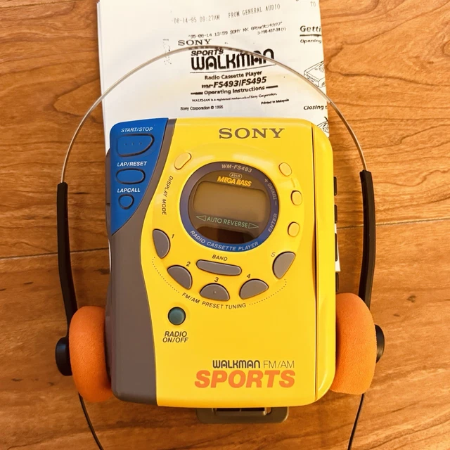 カセットウォークマン sonysportsWM-FS493 Sony WM-FS493 ▷ Walkman.land