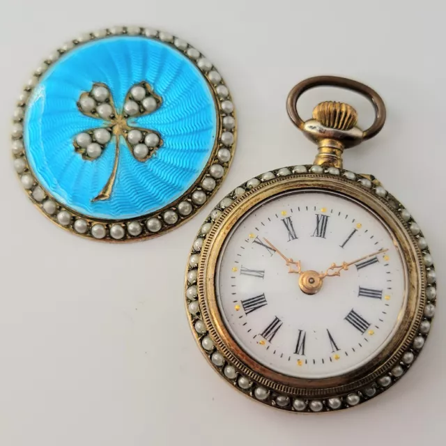 Cuivre pocket online watch 14k