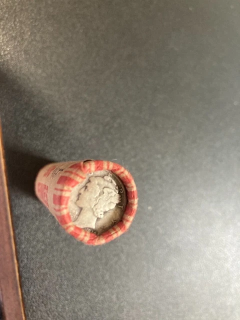Teens And Twenties Lincoln Wheat Cent Penny Roll 1909-1929 PDS Old US Coins