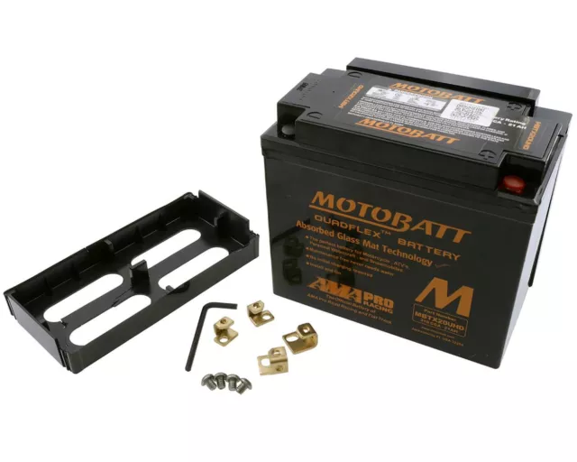 Batterie 21Ah MOTOBATT MBTX20UHD kompatibel für HD XL, XLH, FXR, FXD, FLS, CVO