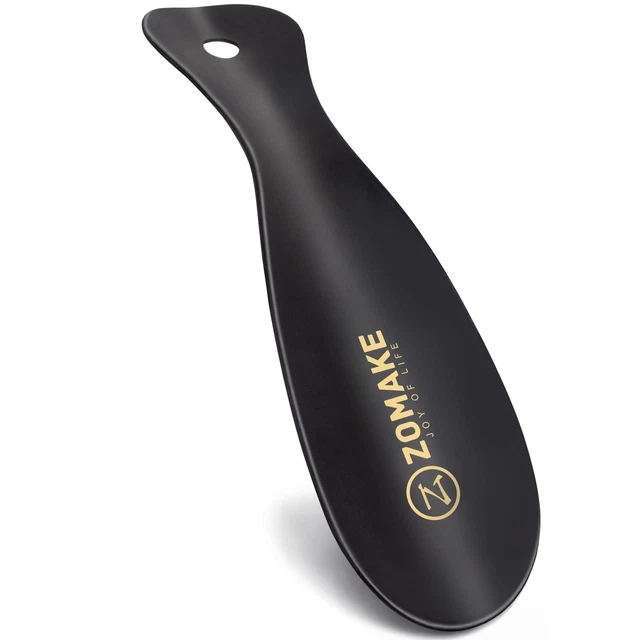 Metal Shoe Horn Stainless Steel ShoeHorn 7.5 Inches - Portable for Travel Use