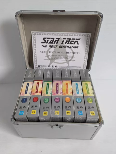 Limited Edition 1504/4000 Star Trek The Next Generation DVD Box Set Many Sealed