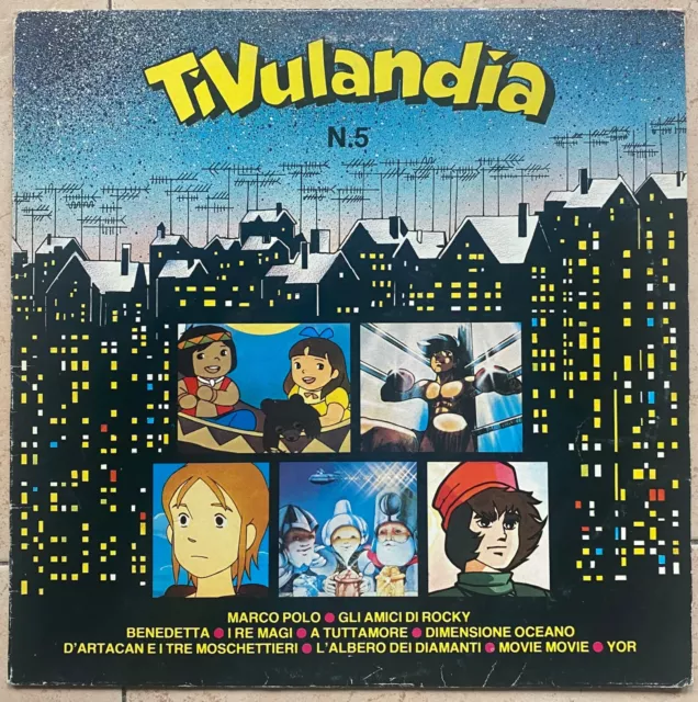 VA -Tivulandia N°5 LP SIGLE TV OST Cartoni GUIDO E MAURIZIO DE ANGELIS 1983 Orig