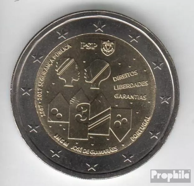 Portugal 2017 fleur de coin édition: 520.000 2017 2 euro 150 Années police