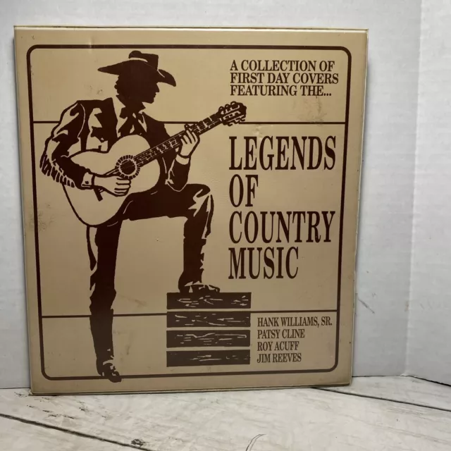 LEGENDS OF COUNTRY MUSIC Mini Sheet With Book And Envelopes MNH St. Vincent -