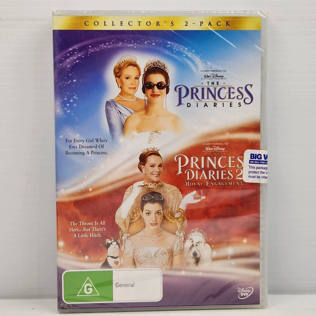 THE PRINCESS DIARIES DVD Movie Anne Hathaway Julie Andrews