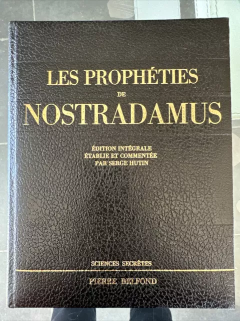 Les prophéties de nostradamus - sciences secrètes - Hutin Serge - 1972