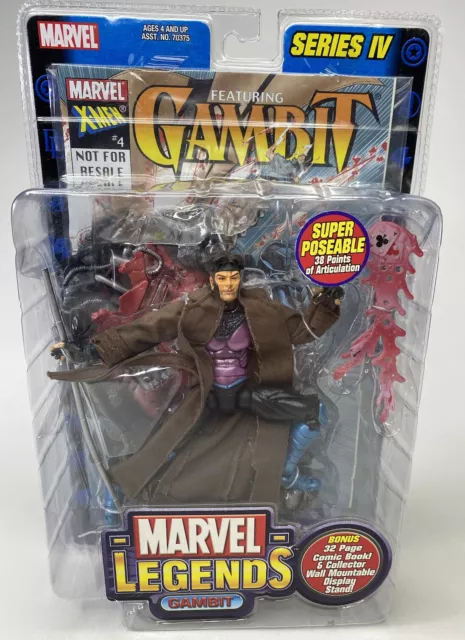Marvel Legends: Series IV: Gambit (2004 Toy Biz Figure) X-Men Sealed New In Box