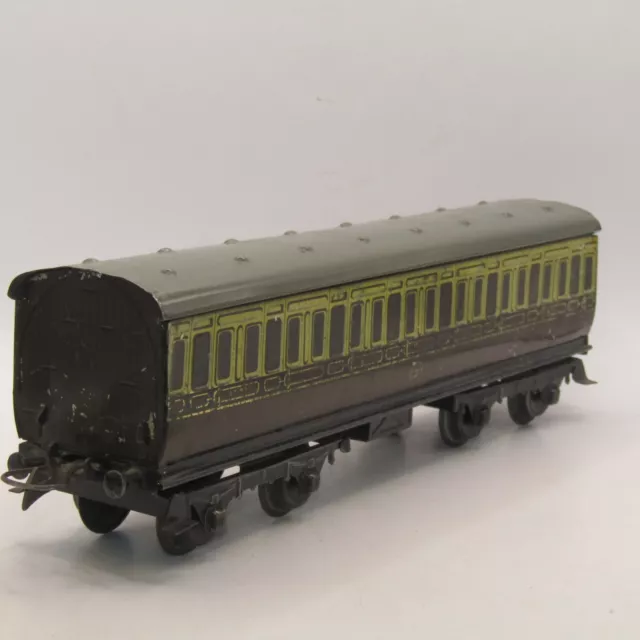 Hornby O Gauge No2 GW GWR Great Western Passenger Coach 6597