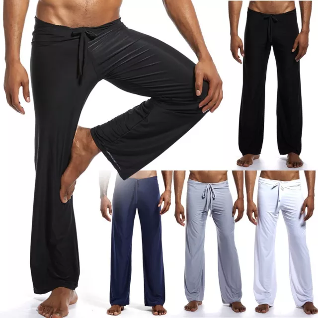 Long Salon Pantalon Hommes Sommeil Pyjama Pantalon Yoga Bas Domestique 2021