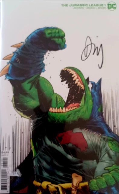 Jurassic League (#1) Gedeon Variant Cover B signed By Daniel Warren Johnson NM