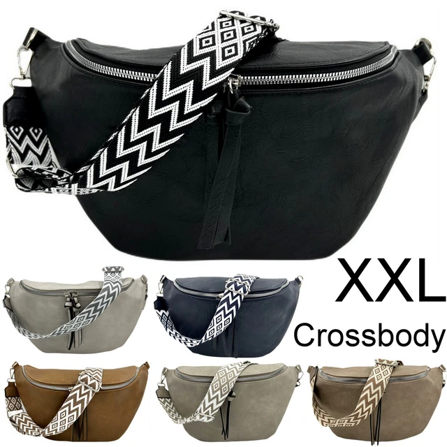 XXL UMHÄNGETASCHE CROSSBODY Bag Damen Handtasche Damentasche Schultertasche EUR 21,99 PicClick DE