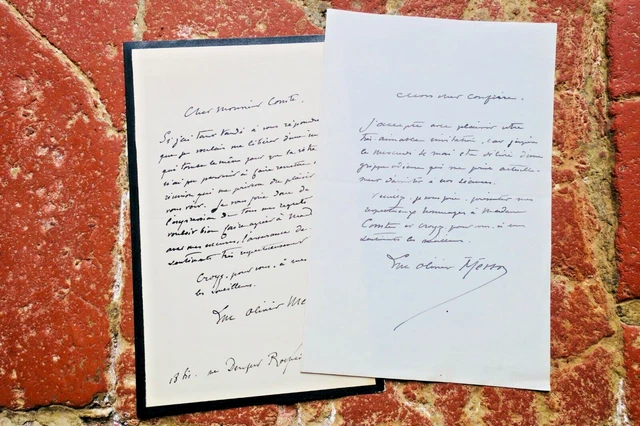 PINCHON Joseph - LETTRE AUTOGRAPHE SIGNÉE, THÉÂTRE NATIONAL OPÉRA, À