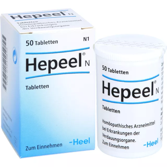 Hepeel N Tabletten bei Erkrankungen der Verdauungsorga, 50 St. Tabletten 3649830 3