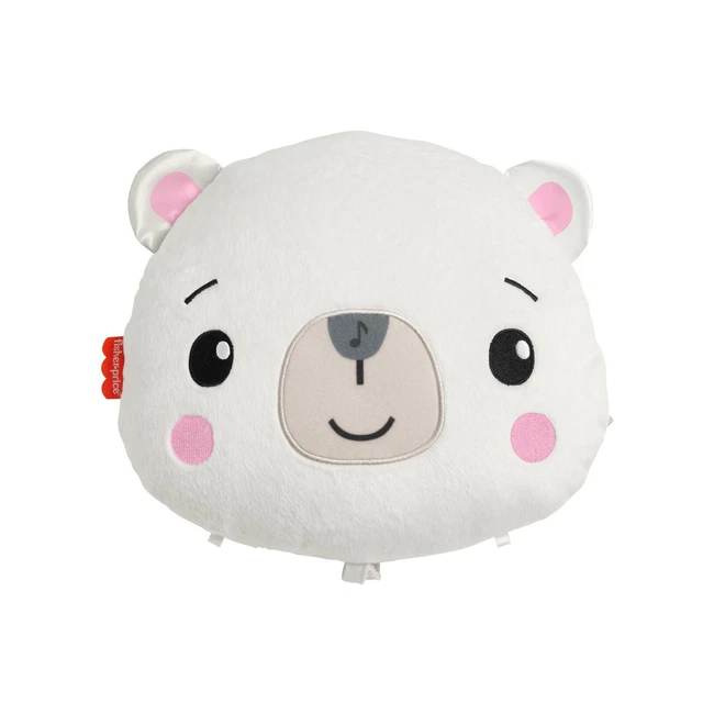 Fisher-Price Lights & Lullabies Polar Bear Soother Crib-Attach Baby