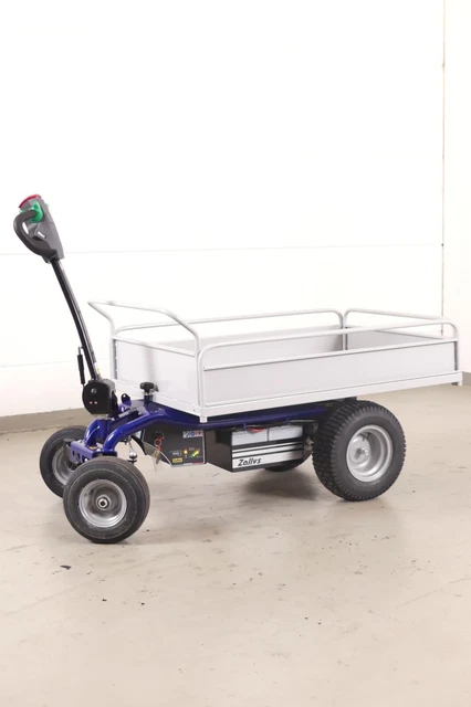 Zallys Jespi elektrischer Handkarren Handwagen Pritschenwagen 600kg 5km/h
