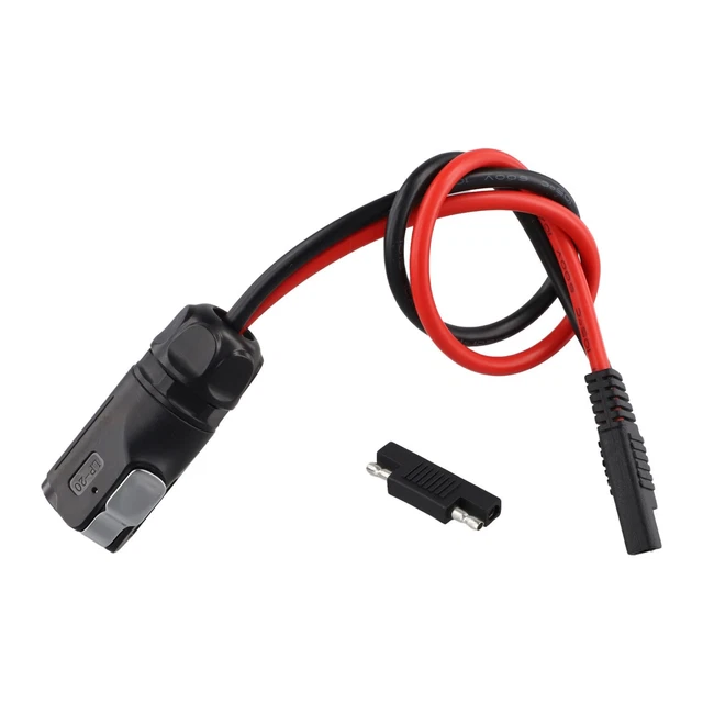 INDUSTRIE 2 PIN Rundstecker mit 10AWG Kabel und SAE Reverse Adapter EUR ...