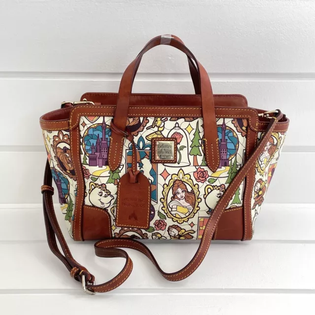 DISNEY DOONEY & Bourke Beauty And The Beast Stained Glass Small Shopper ...