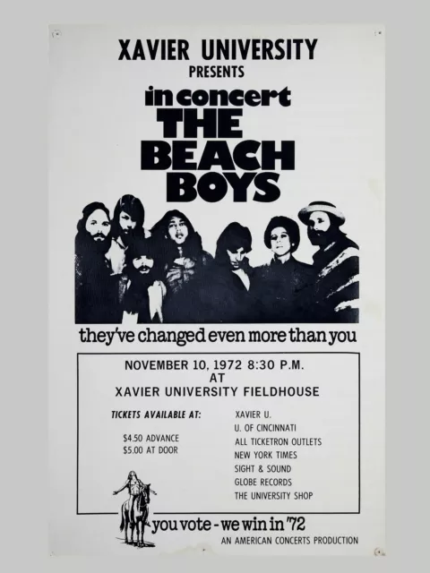 The Beach Boys Xavier 16" x 12" Photo Repro Concert Poster