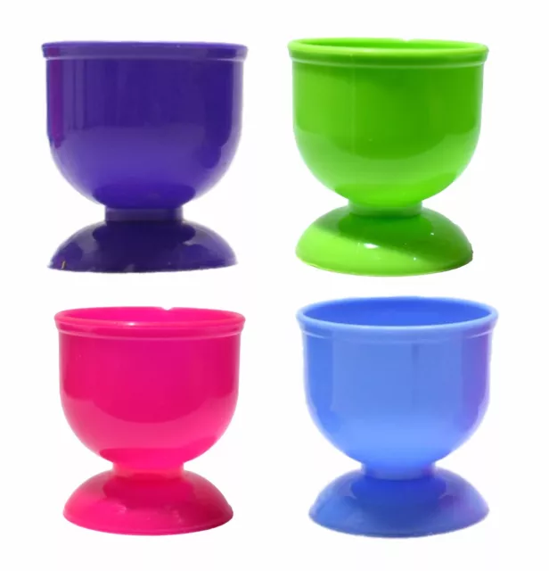 "Brights" Pack of 4 Egg Cups in 2 Assorted Bright Colours.