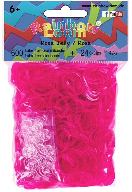 Rainbow Loom Jelly Rose 600 Gummibänder - Rainbow 020914 - (Spielwaren / Trenda