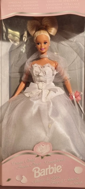 Poupée Barbie - Robe de Mariée - Mod.CFF37(Rose