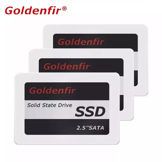 Disque Dur Interne PC Goldenfir SSD 2.5 SATA 3 120Go Gb Stockage Flash Portable