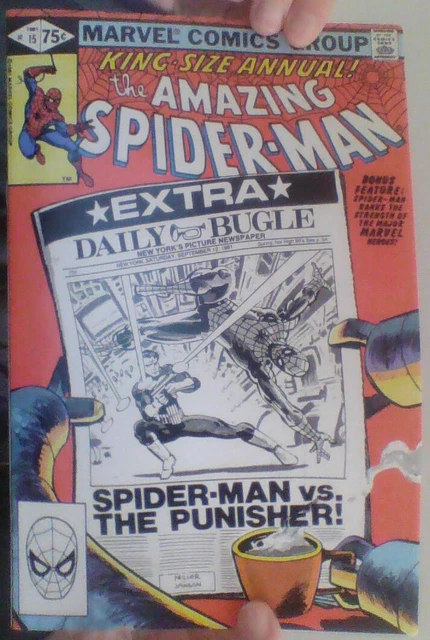 AMAZING SPIDER-MAN annual # 15 MARVEL COMIC 1981 MILLER Punisher! VF(Q) 75CENTS