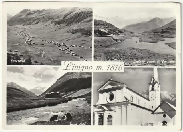 Livigno - Sondrio - Vedutine - Viagg. 1957 -56172-