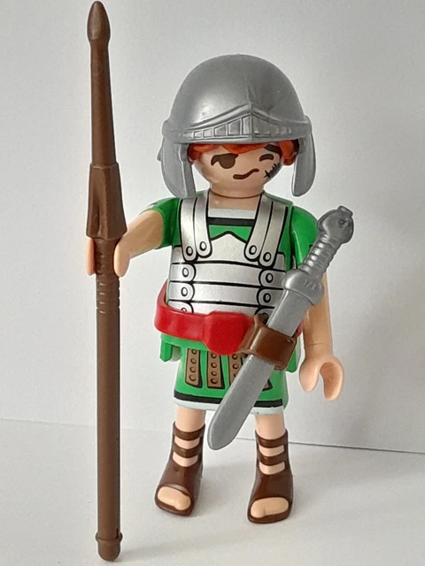 Lot 5 Figurines Playmobil Romain – Légionnaire, Centurion, Élite B, César