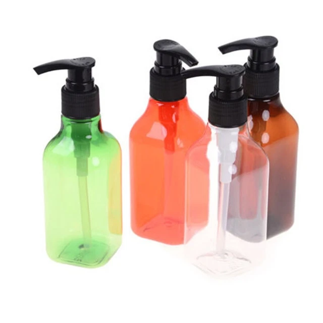 200 ml botellas de bomba de loción de plástico para aceite de limpieza cosméticos y jabones