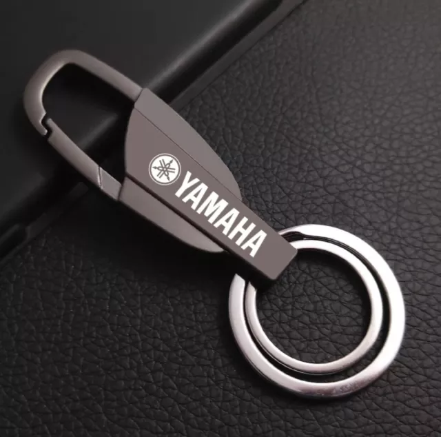 Porte clés / keyring YAMAHA gris matt