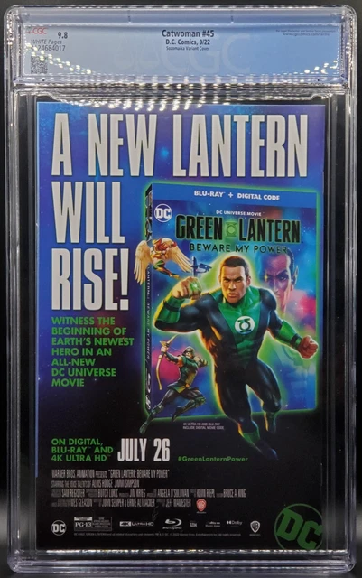 Catwoman 45 CGC 9.8 D.C. Comics, 9 /22.  1:25 Incentive Sozomaika Variant Cover 2
