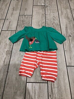 MINI Boden Bambina Outfit decorativi Robin tunica blusa e leggings 0-3 mesi