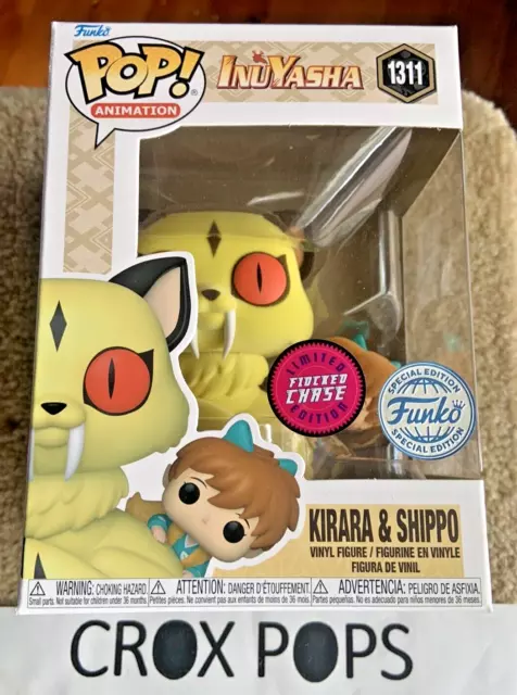 RARE CHASE Kirara & Shippo FE 1311 Inuyasha Funko Pop Vinyl New in Mint Box +P/P