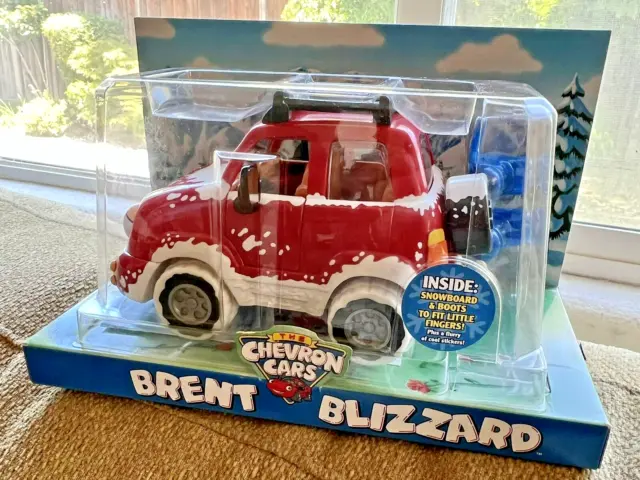 The Chevron Cars #41 - Brent Blizzard Red Toy Car Collectible - 2006 NIP