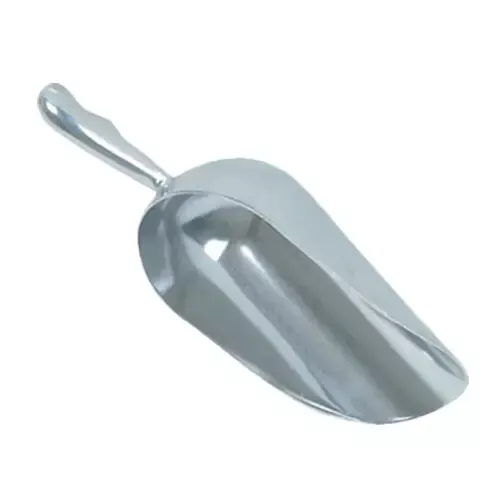 Thunder Group ALTWSC038 38 oz Tapered Bowl Aluminum Scoop w/ Contoured Handle