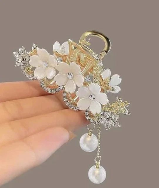 Flower Hair Claw Clip