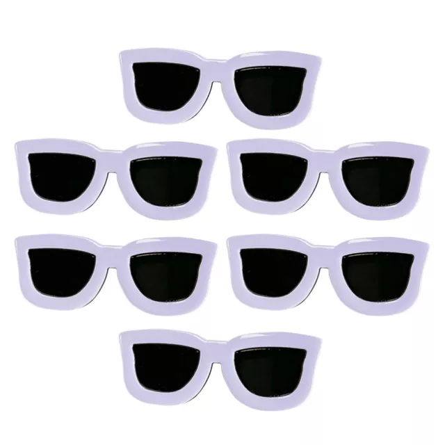 6 piezas horquillas divertidas para gafas de sol metal niño horquillas decorativas