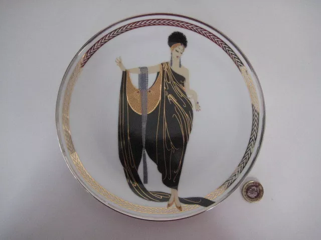 House Of Erte Glamour Art Deco Limited Edition Collectors Plate Franklin Mint