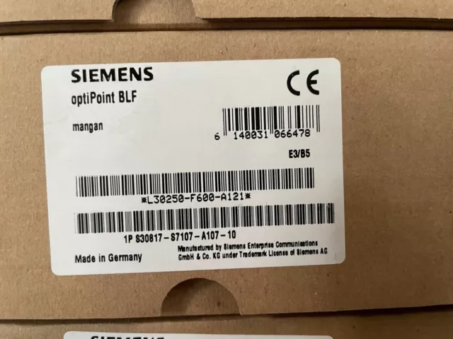 Siemens Hipath Optipoint Belegtlampenfeld BLF Mangan Neu OVP Rechnung Mwst.