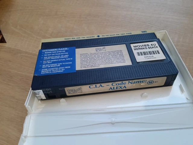 C.I.A : CODENAME ALEXA VHS CIA O.J. Simpson RARE 1992 Rocvale Ex Rental ...