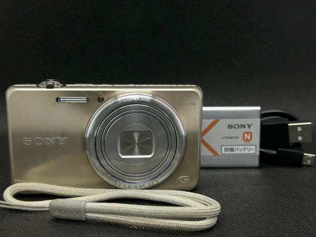 SONY CYBER-SHOT DSC‑WX170 18.2 MP 10× Zoom White/Gold