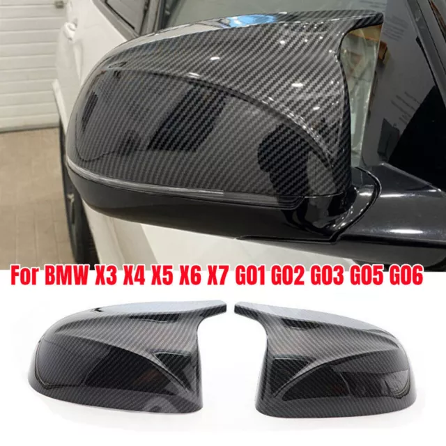 Para BMW X3 X4 X5 X6 G05 G06 M estilo puerta cubierta de espejo lateral tapa