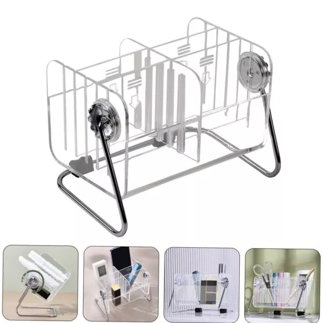 Vertical Miscellaneous Storage Rack 360 Degree Remote Control Rack  Office