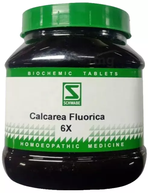 Tableta bioquímica Dr. Willmar Schwabe India Calcarea Fluorica 6X (550Gm)