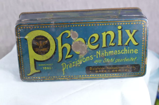 Alte Blechdose - Phönix Nähmaschine