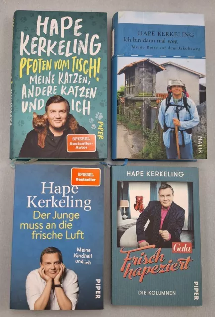 Hape Kerkeling 4x, Pfoten vom Tisch! Ich bin dann mal weg. Frisch hapeziert. Der