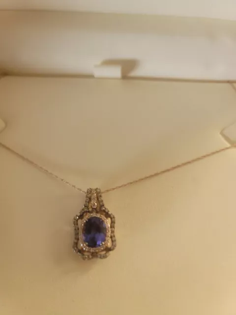 levian blueberry tanzinite necklace